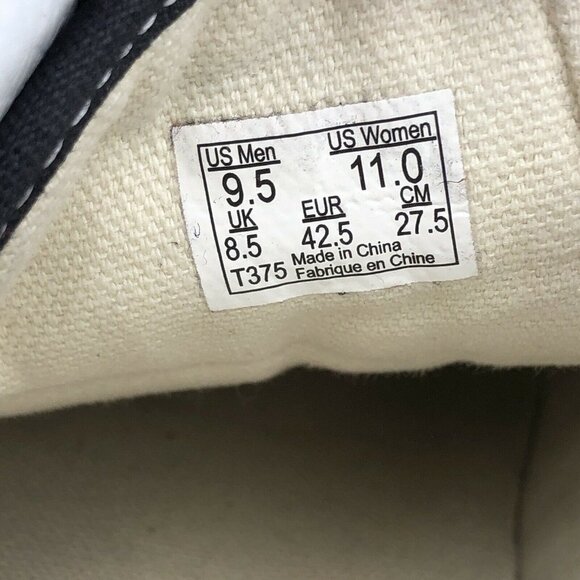 Vans T375 Authentic Two-Tone Suede Skate Shoe Size MENS 9.5 / WOMENS 11 Blue Red - Picture 12 of 12